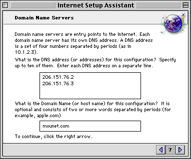 Internet Setup Assistant