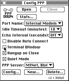 ConfigPPP Control Panel