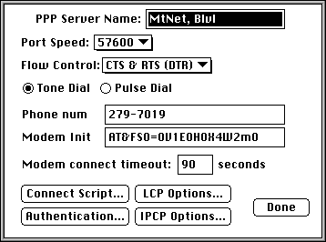 ConfigPPP Control Panel